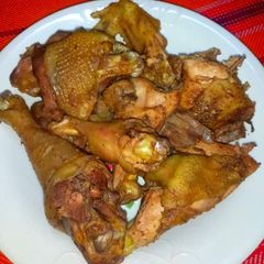 A picture of Stir fried chicken.