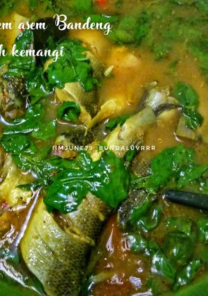 Foto resep Asem asem bandeng kuah kemangi