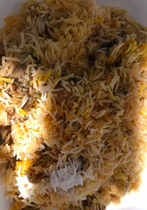 صورة لوصفة برياني بالدجاج