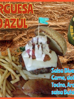 Una foto de Hamburguesa BUFALO AZUL
