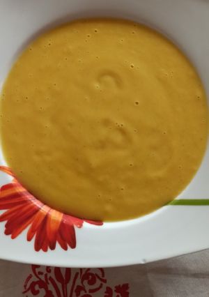 Una foto de Crema de calabaza