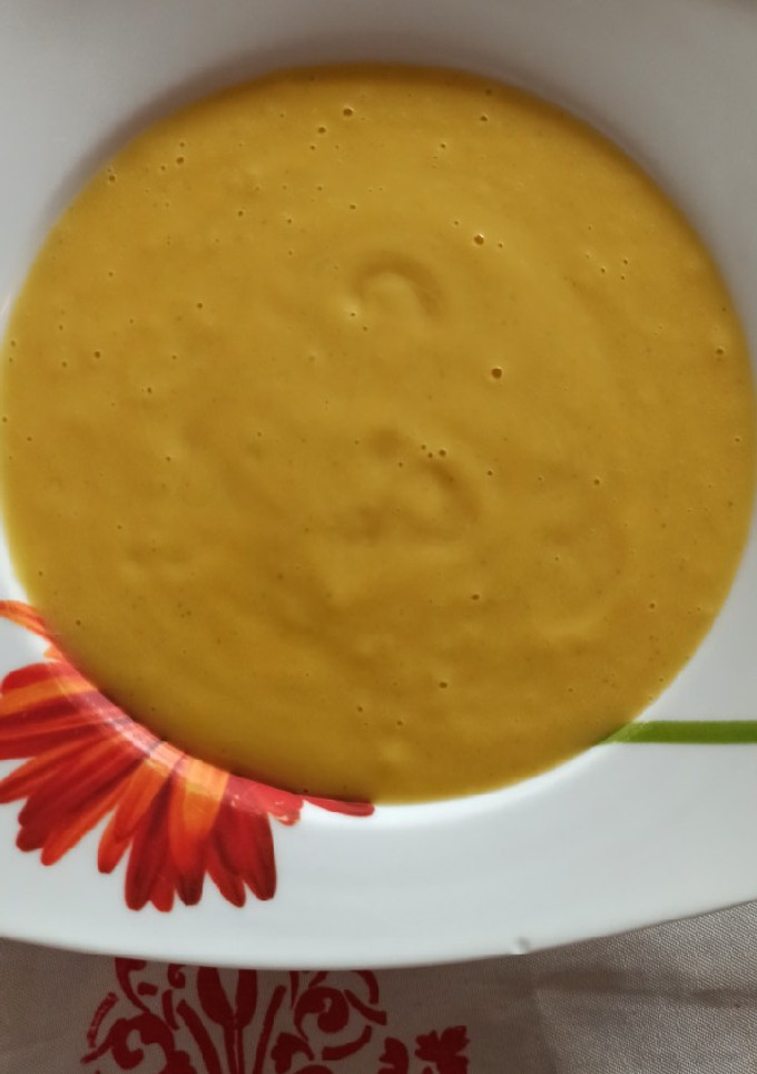 Una foto de Crema de calabaza