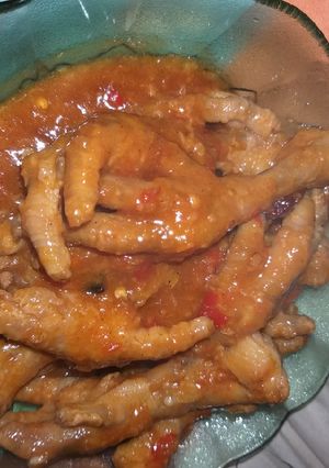 Foto resep Ceker saus pedas 👍