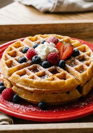 Foto de Waffle sem glúten