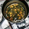 Harey Bharey Jhinge or Prawns with Amaranthus Leaves