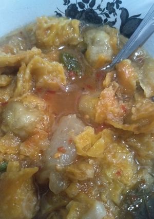 Foto resep 3. Kuah siomay kering dan baso