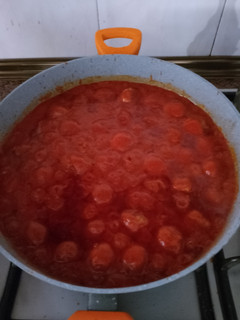 Una foto de Albóndigas con Tomate