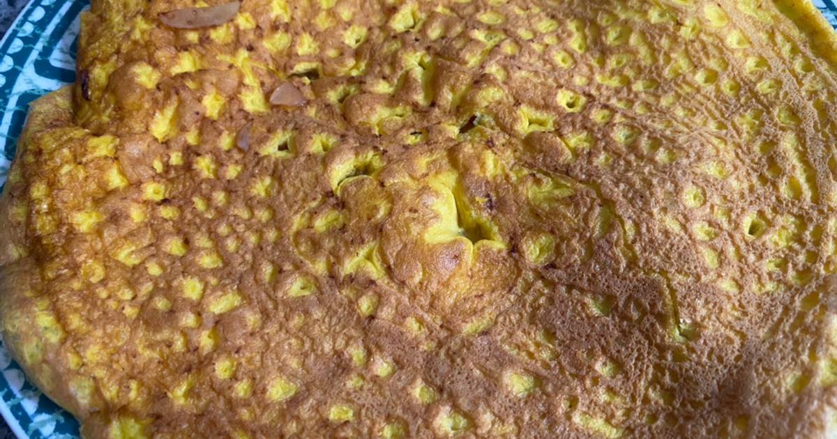 Tortilla de huevo con cebolla blanca Receta de ARC Cookpad