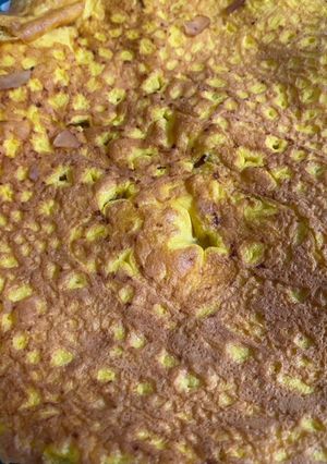 Una foto de Tortilla de huevo con cebolla blanca