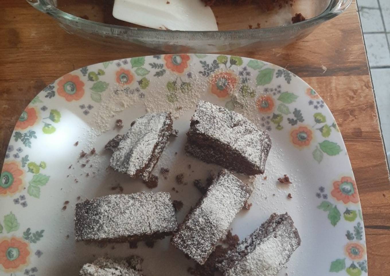 Brownies en microondas fácil y rápido
