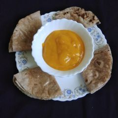 A picture of Ragi roti.