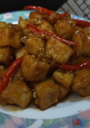 Foto resep Tahu Asam Manis Pedas Saus Tiram