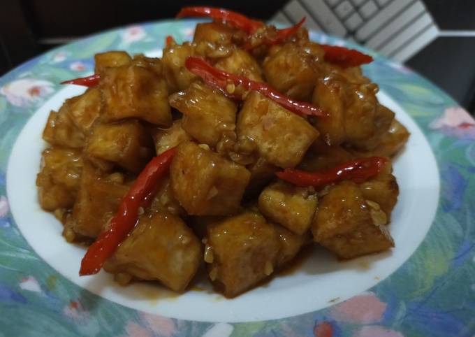 Resep Tahu Asam Manis Pedas Saus Tiram Oleh Idayadi Cookpad