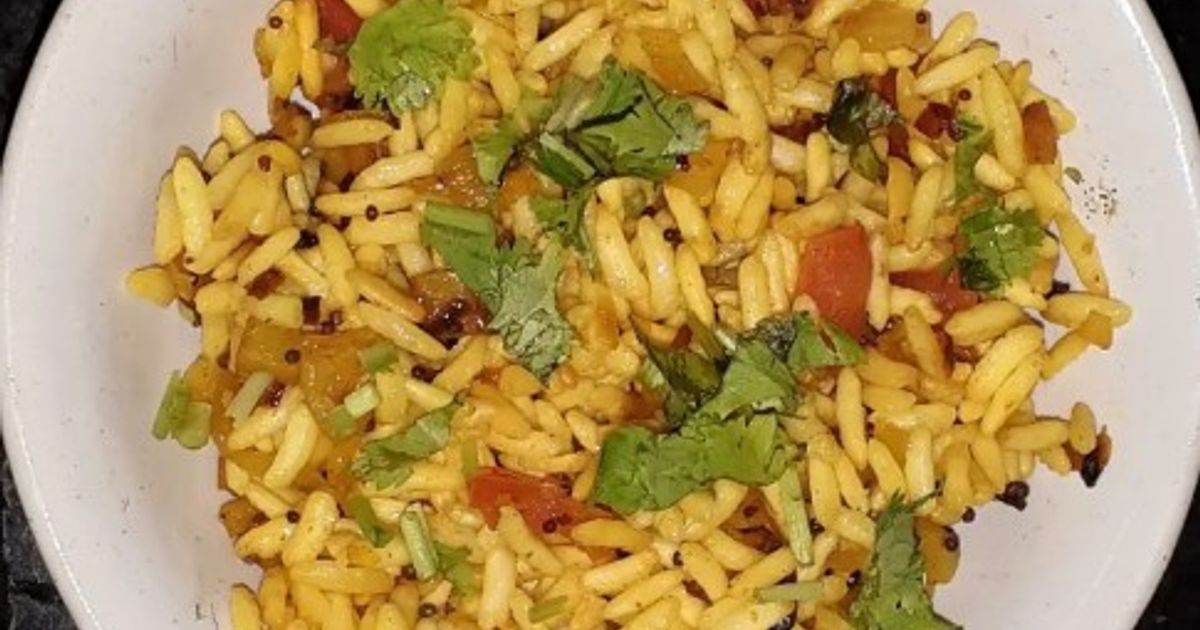 Puffed Rice Poha Recipe by Mridula Srivastava - Cookpad