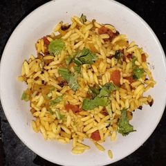 A picture of Puffed Rice Poha.