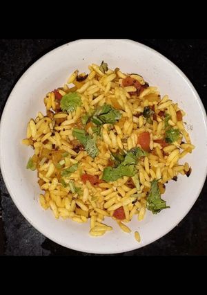 A picture of Puffed Rice Poha.