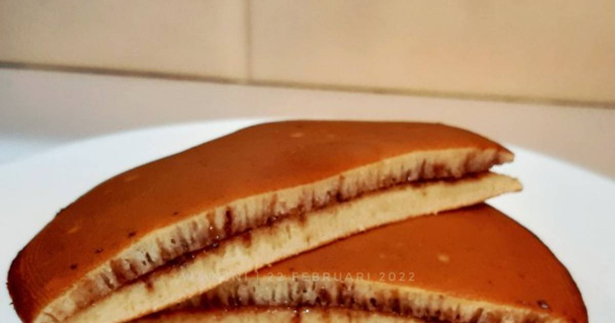 Resep Dorayaki Japanese Pancake Anti Gagal Dengan Takaran Sendok Oleh Wattini Kitchen Cookpad 8889