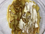 Wafles de manzana