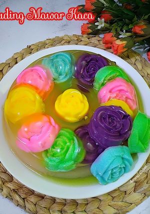 Foto resep 🌷Puding Mawar Kaca 🌷