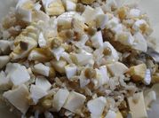 Una foto de ensalada de arroz integral