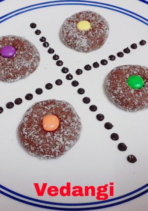 A picture of Instant Chocolate Peda.