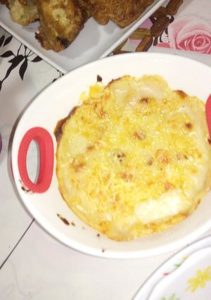 Une photo de Gratin de crevettes