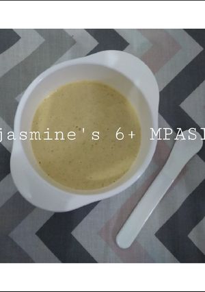 Foto resep MPASI 6+ bubur salmon vegetable