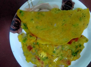 A picture of Besan Chilla.