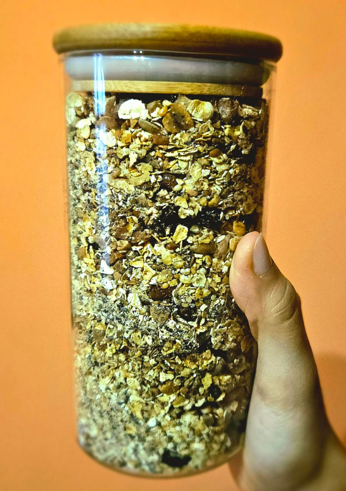 Una foto de Granola casera sin azúcar