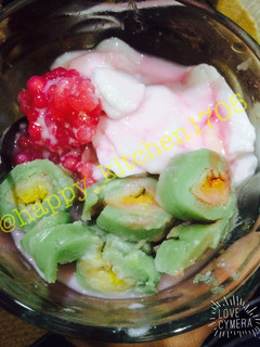 Foto resep Es pisang Ijo segar