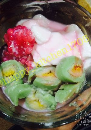 Foto resep Es pisang Ijo segar