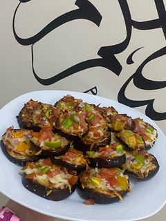 صورة لوصفة بيتزا الباذنجان