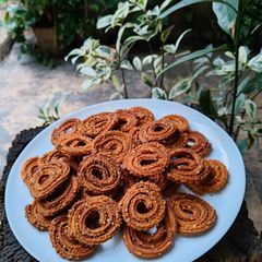 A picture of Rice Flour Chakri.