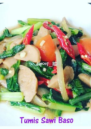 Foto resep Tumis Sawi Baso
