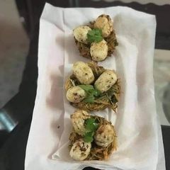 A picture of Paneer Bird Nest.