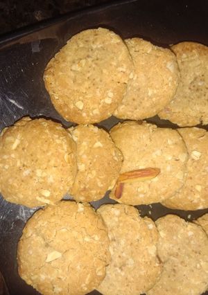 A picture of Oats Almond biscuits.