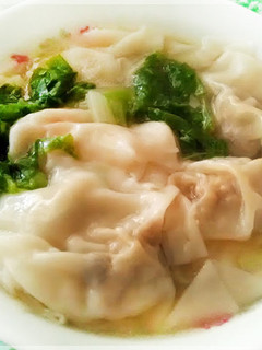 豆腐餛飩〞（降低熱量的內餡） 的食譜成品照片