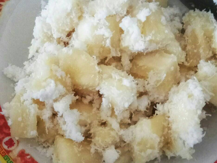 Cara Gampang Menyiapkan Urap singkong susu, Lezat Sekali