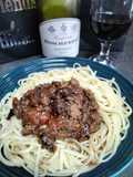 Spaghetti audaci con Olive e Maiale