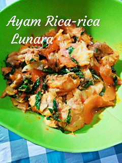 Foto resep Ayam Rica Rica plus sayuran