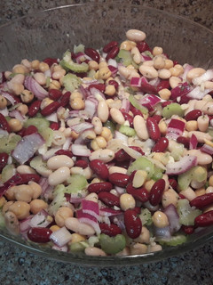 A picture of Three Bean Salad.