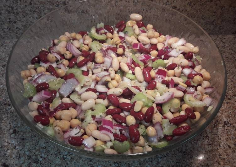 Recipe of Quick Three Bean Salad