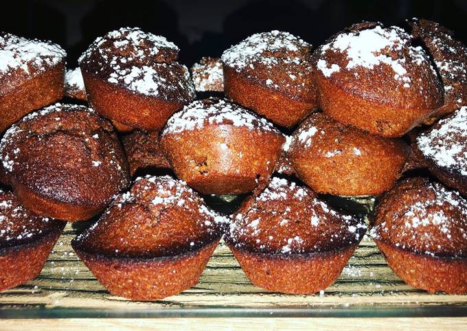 Muffin chocolat amande