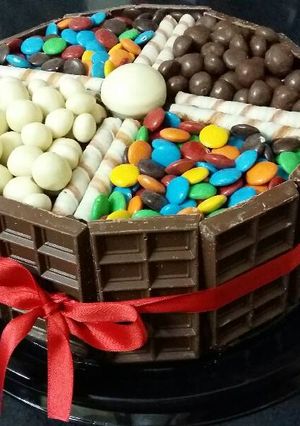 Una foto de Candy cake para cumpleaños