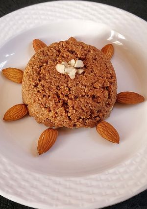 A picture of Habshi Halwa.