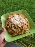 Caramelized onion & garlic spagetti
