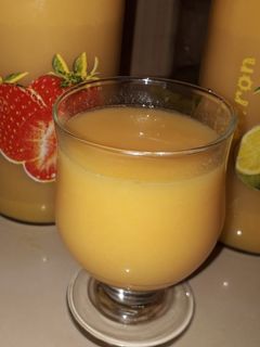 صورة لوصفة عصير الجزر والبرتقال 🍊🍊🥕🥕🥕😍😍