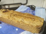 Una foto de pan de almendras coco