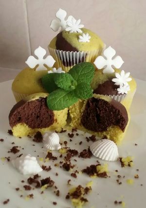 A picture of Chocolate mint cupcakes #sterling cakes# # team contest #.