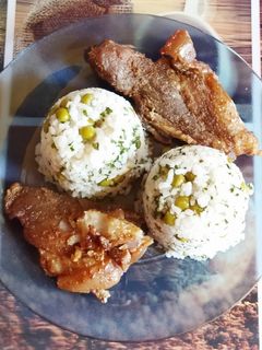 Sült hús rizzsel recept fotója